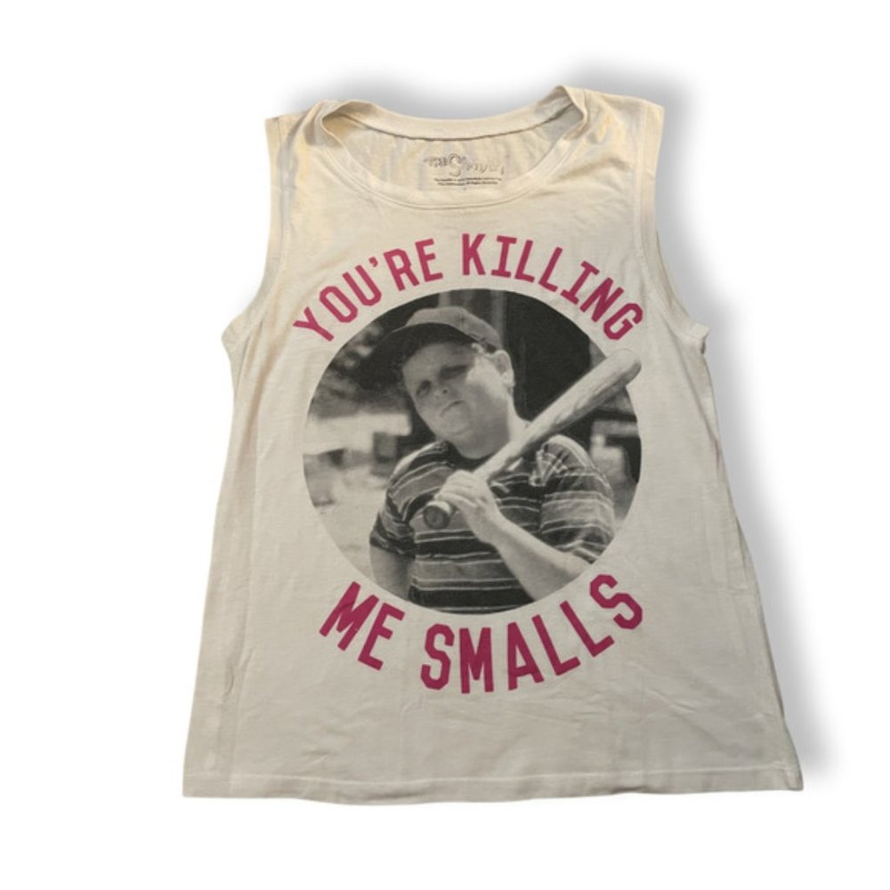The Sandlot White Character Sleeveless Tank Size L